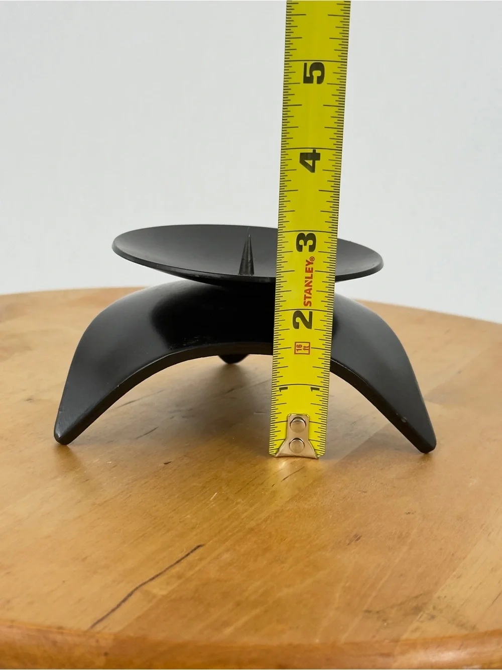 Pier1 Mid-Century Modern Inspired Black Cast Iron Tripod Candle Holder